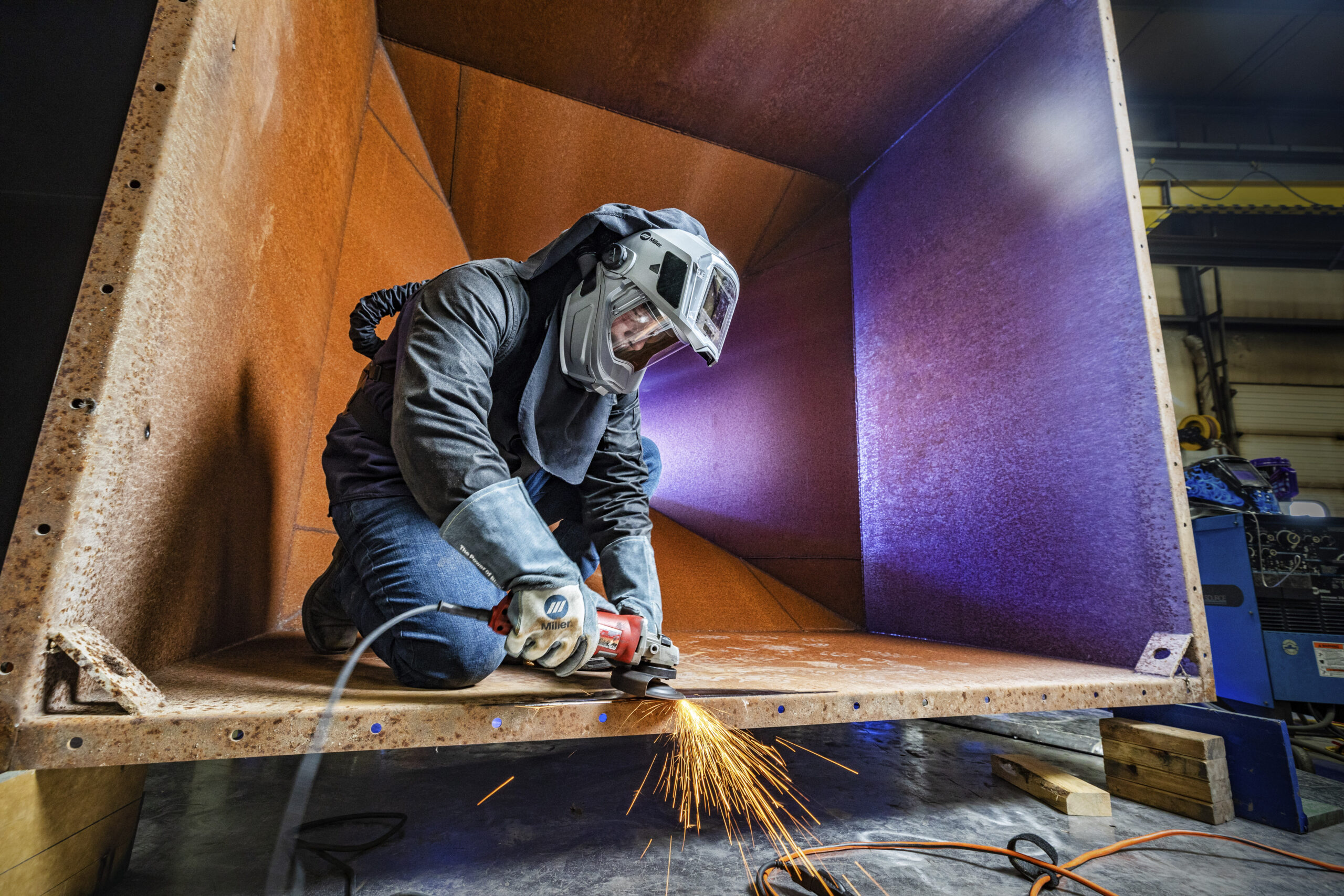 Miller PAPR met T94i-R™ lashelm - Afbeelding 9
